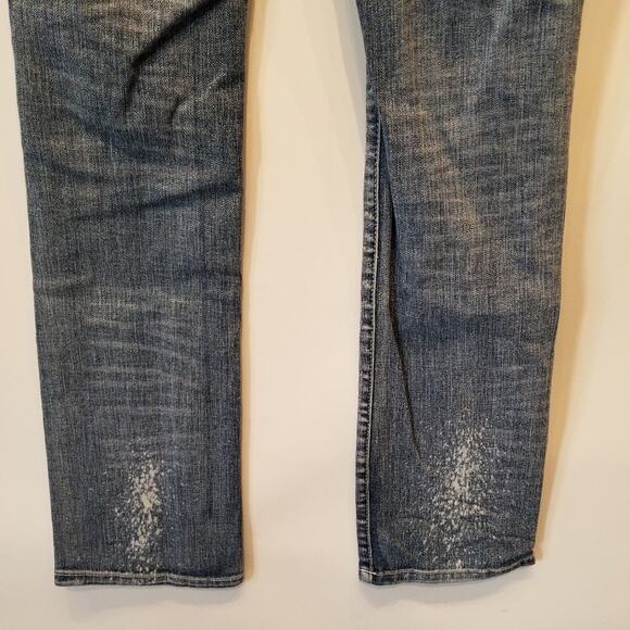 Virgin Only Distressed Blue Jeans Low Rise Size 3 - Picture 9 of 16